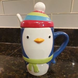 Penguin Designed Hot Chocolate Mug